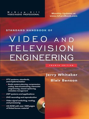 cover image of Standard Handbook of Video and Television Engineering